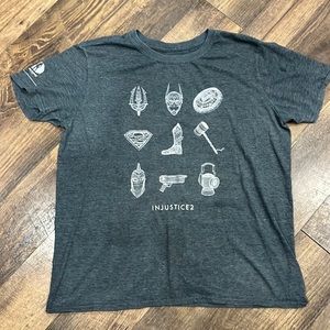 Injustice 2 DC Comics GameStop exclusive shirt RARE
